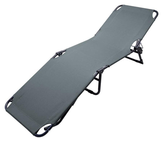 Cattara BERLIN összecsukható kemping napozóágy szürke