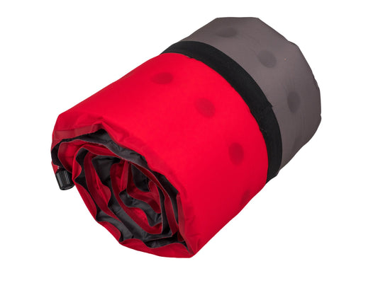 Acra L140RED önfúvó matrac , vörös-barna, 5 cm