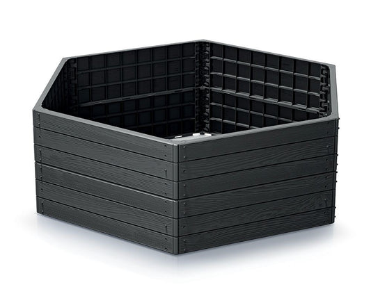 Magaságyás Prosperplast BASE WOODY antracit 148 cm