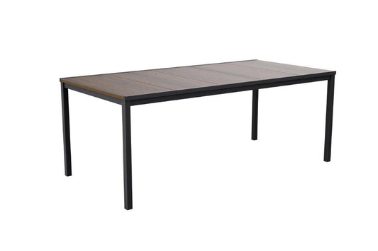 Kerti asztal Keter Porto 200 diófa szin,fekete acél