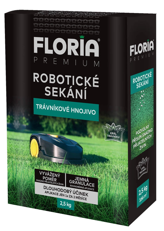 Agro FLORIA gyeptrágya robotfűnyírókhoz – 2,5 kg