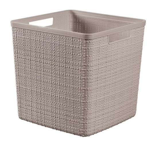 Box Curver Jute Cube 17L taupe
