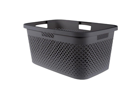 Curver Pure 47 l szennyestartó kosár sötétszürke