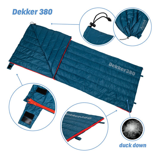 Acra Dekker380 hálózsák, pehely takarós