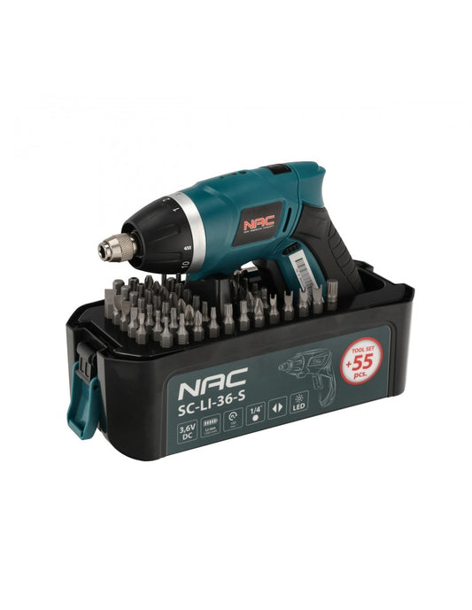 Akkumulátoros csavarozó NAC SC-LI-36-S