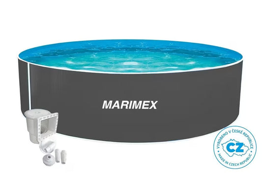 Marimex Orlando 4,57x1,07 m – SZÜRKE, medence, fólia, szkimmer – sérült csomagolás