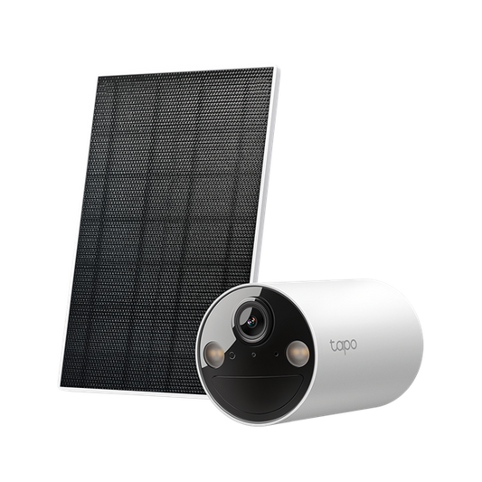 TP-LINK Tapo Wireless Kamera beltéri/kültéri + Okos Solar Panel, Cloud, IP65 - TAPO C410 KIT