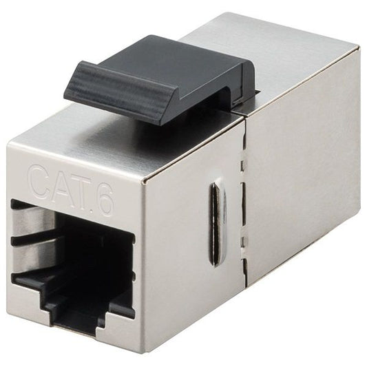 PREMIUMCORD Toldó, Coupler, STP RJ45 CAT6, 8P8C, ezüst