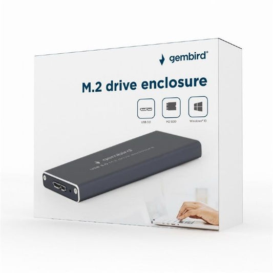 GEMBIRD M.2 SSD Ház, fekete USB 3.1