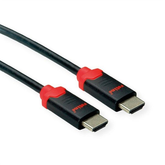 ROLINE Kábel HDMI 2.1 HDMI - HDMI, Ultra High Speed, 10K@30Hz, M/M, 2m, fekete