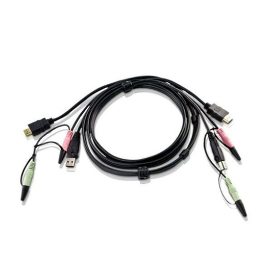 ATEN KVM Kábel USB és HDMI, 1,8m - 2L-7D02UH
