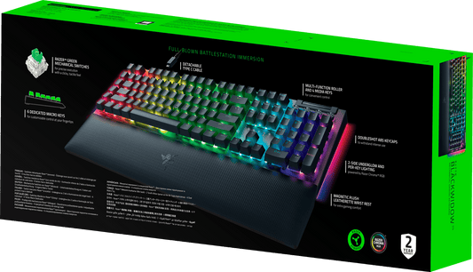 Razer BlackWidow V4 (Green Switch) - US Layout