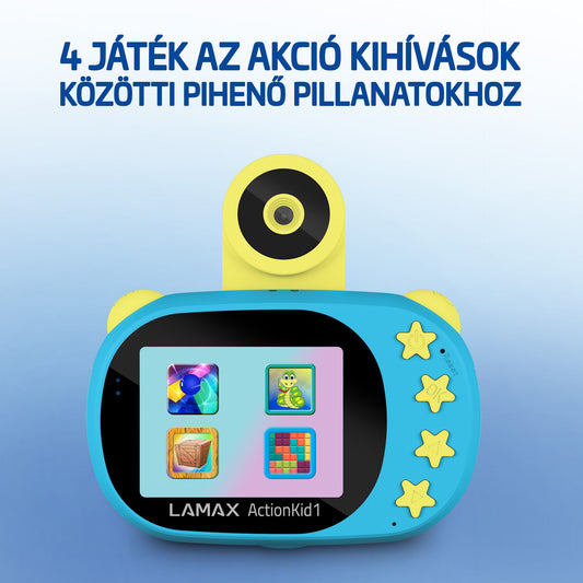 LAMAX ActionKid1 Gyerek akciókamera 1080p 8MPX kamerával