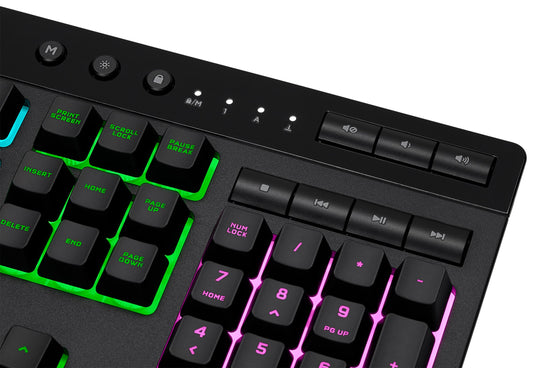 CORSAIR K55 RGB PRO Gamer billentyűzet, fekete