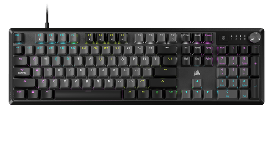 CORSAIR K70 CORE RGB Gamer billentyűzet, fekete