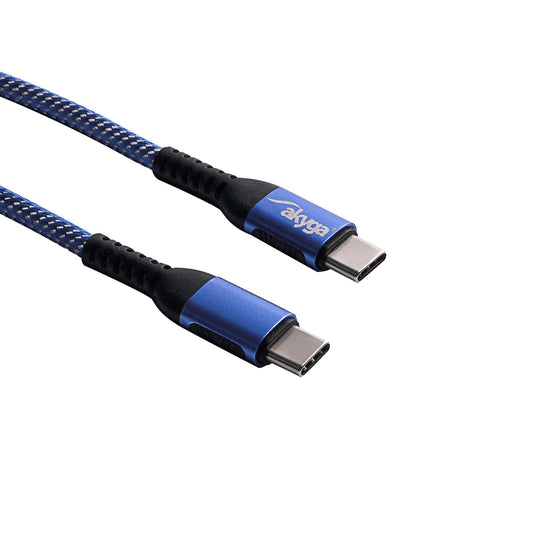 Akyga USB 2.0 type C kábel, 1.8m 100W - AK-USB-38
