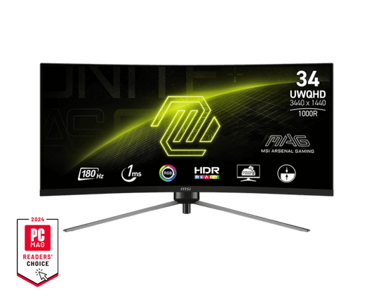 MSI MAG 345CQR 34" VA 21:9 180Hz  ívelt monitor