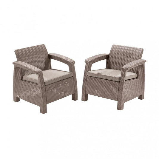 Corfu Large II Lyon 6+1 kerti bútor garnitúra szett