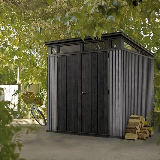 Signature PENT 7x7 műanyag kerti ház velencei szürke