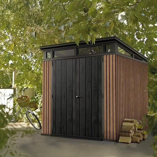 Signature PENT 7x7 műanyag kerti ház velencei barna