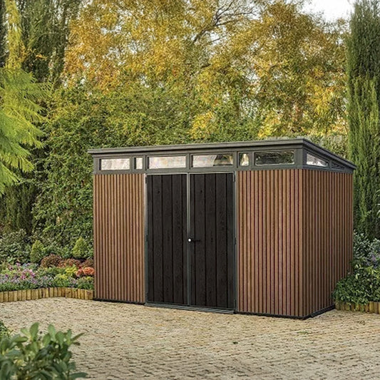 Signature PENT 11x7 műanyag kerti ház velencei barna