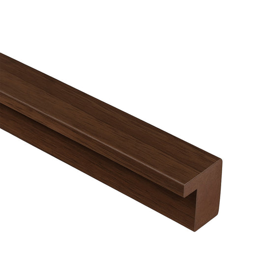 Végzáróléc dió hatású 260x2,5x1,8 cm