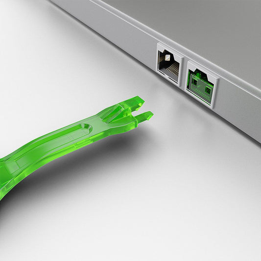 LINDY RJ45 Port Blocker key, Green