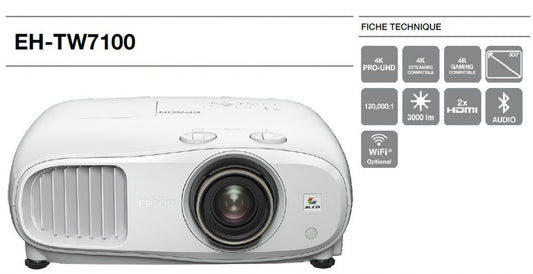 Epson EH-TW7100 házimozi projektor, 4K PRO-UHD, 16:9, ISF kalibráció