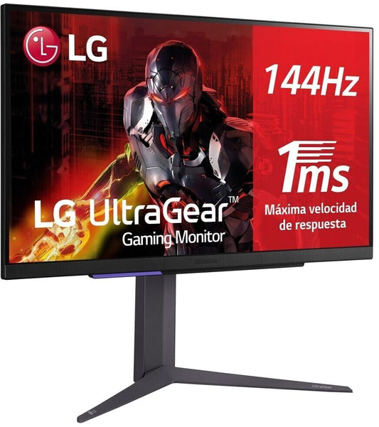 LG 27" 27GR93U-B UHD 144 Hz gaming monitor