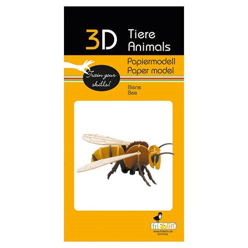 3D papírmodell Fridolin Méhecske