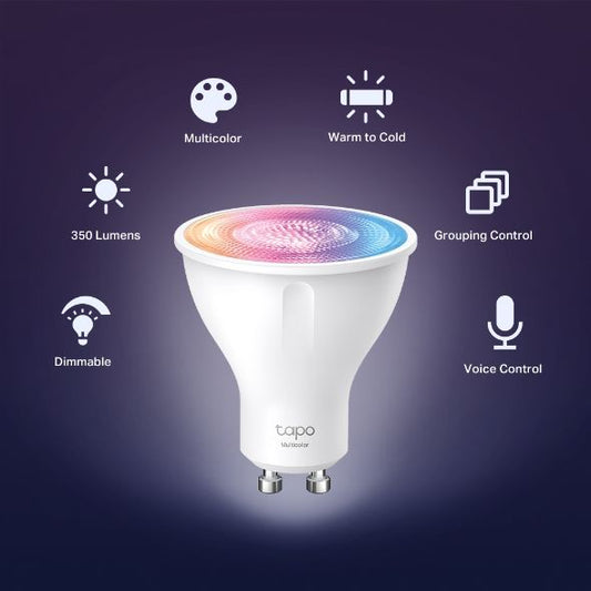 TP-LINK Tapo L630 Okos Wi-Fi izzó, multicolor