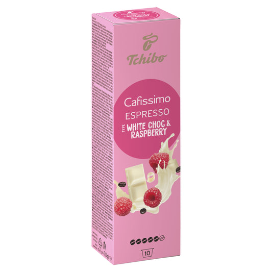 TCHIBO Cafissimo Espr. Raspberry White Choc kapszula