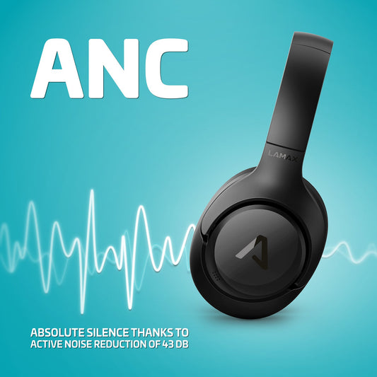 LAMAX NoiseComfort2 ANC Aktív zajszűrős fejhallgató