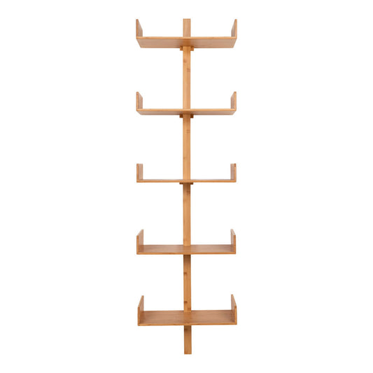 Villa polc bambusz, natúr, 50x180 cm