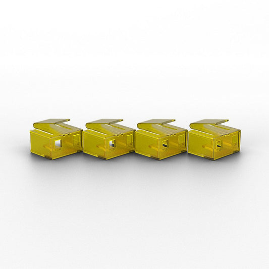 LINDY RJ45 Port Locks YELLOW 20pcs.