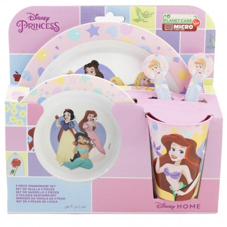 5db-os mikrózható étkészlet Disney Hercegnők