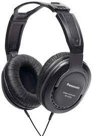 Panasonic RP-HT265E vezetékes fejhallgató, hangerőszabályozóval, fekete.