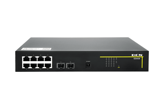 DCN ES430-10P-POE smart switch 120 Watt PoE budget  PoE / PoE+8x10/100/1000Base-
