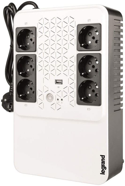 Legrand KEOR-M 800VA multimédiás szünetmentes elosztósor AVR, USB