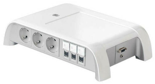 653575 Legrand Asztali elosztóállomás 8x2P+F Switch 6 portos