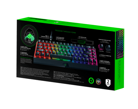 Razer BlackWidow V3 Mini HyperSpeed (Green Switch) Phantom Ed. - US Layout