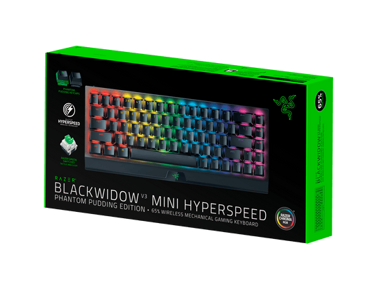 Razer BlackWidow V3 Mini HyperSpeed (Green Switch) Phantom Ed. - US Layout