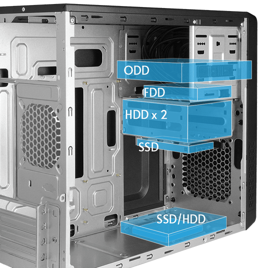 Chieftec Uni számítógépház - UB-03B-OP