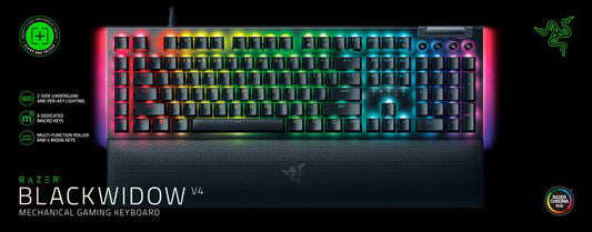 Razer BlackWidow V4 (Green Switch) - US Layout