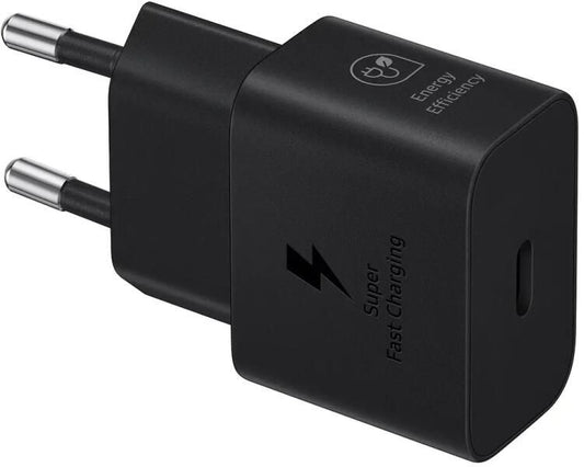 Samsung EP-T2510NBEGEU 25W USB-C hálózati töltő fej, fekete
