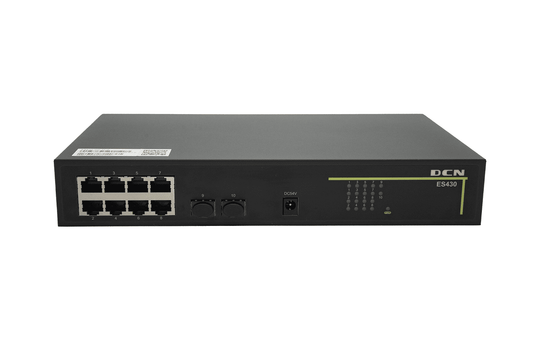 DCN ES430-10P-POE smart switch 120 Watt PoE budget  PoE / PoE+8x10/100/1000Base-
