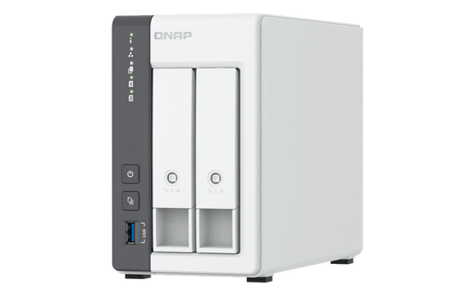 2-bay ARM 4C 2.0GHz ; 2 x SATA 6Gb/s 3.5"/2.5"; 4GB RAM on-board; 1 x GbE; 1 x 2