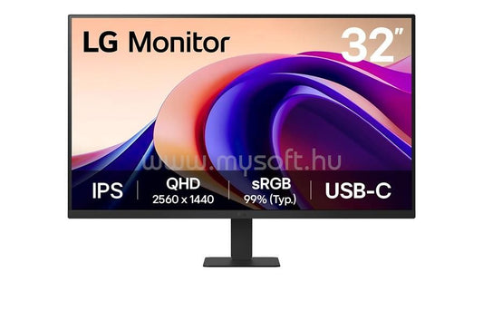 LG 32" 32U631A-B 16:9 QHD IPS USB-C 100 Hz monitor