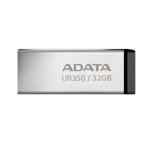 ADATA Pendrive 32GB, UR350 USB 3.2, fémházas, fekete