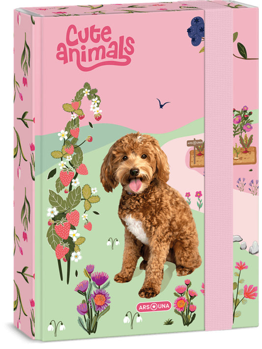 Doggie, kutyás füzetbox A/5, Cute Animals